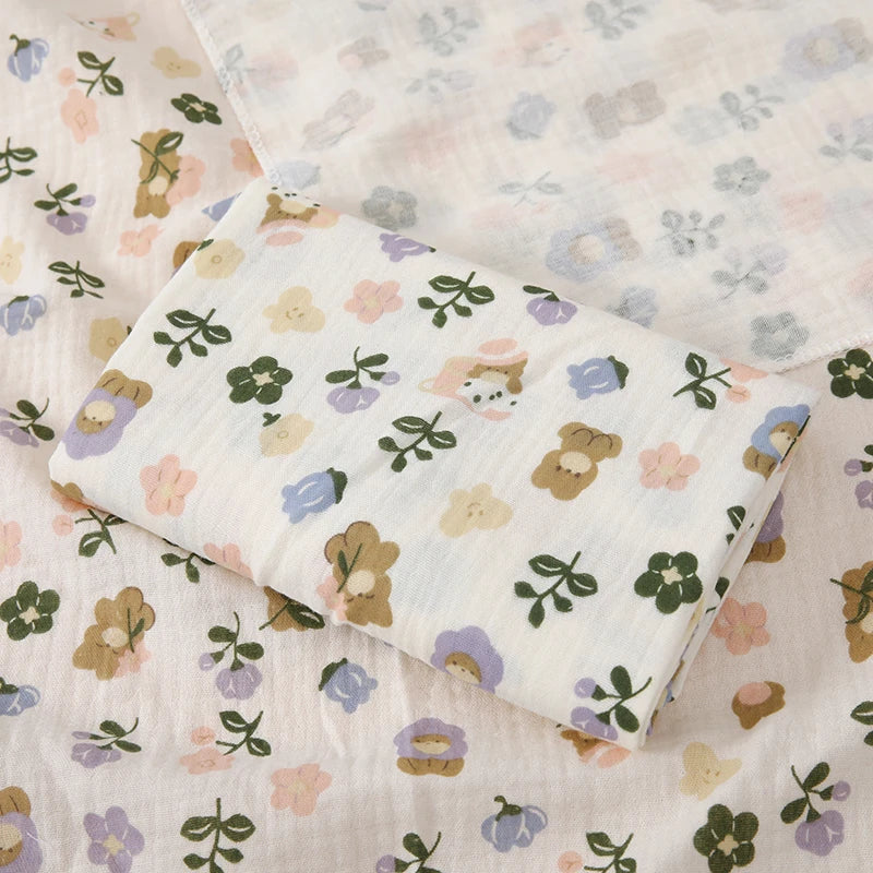 Double-Layer Cotton Muslin Baby Blanket - Kindle Kids ABC - view 8