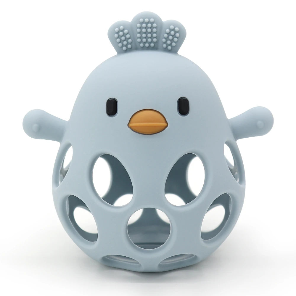 baby silicone chick teether sensory chew toy - photo 9