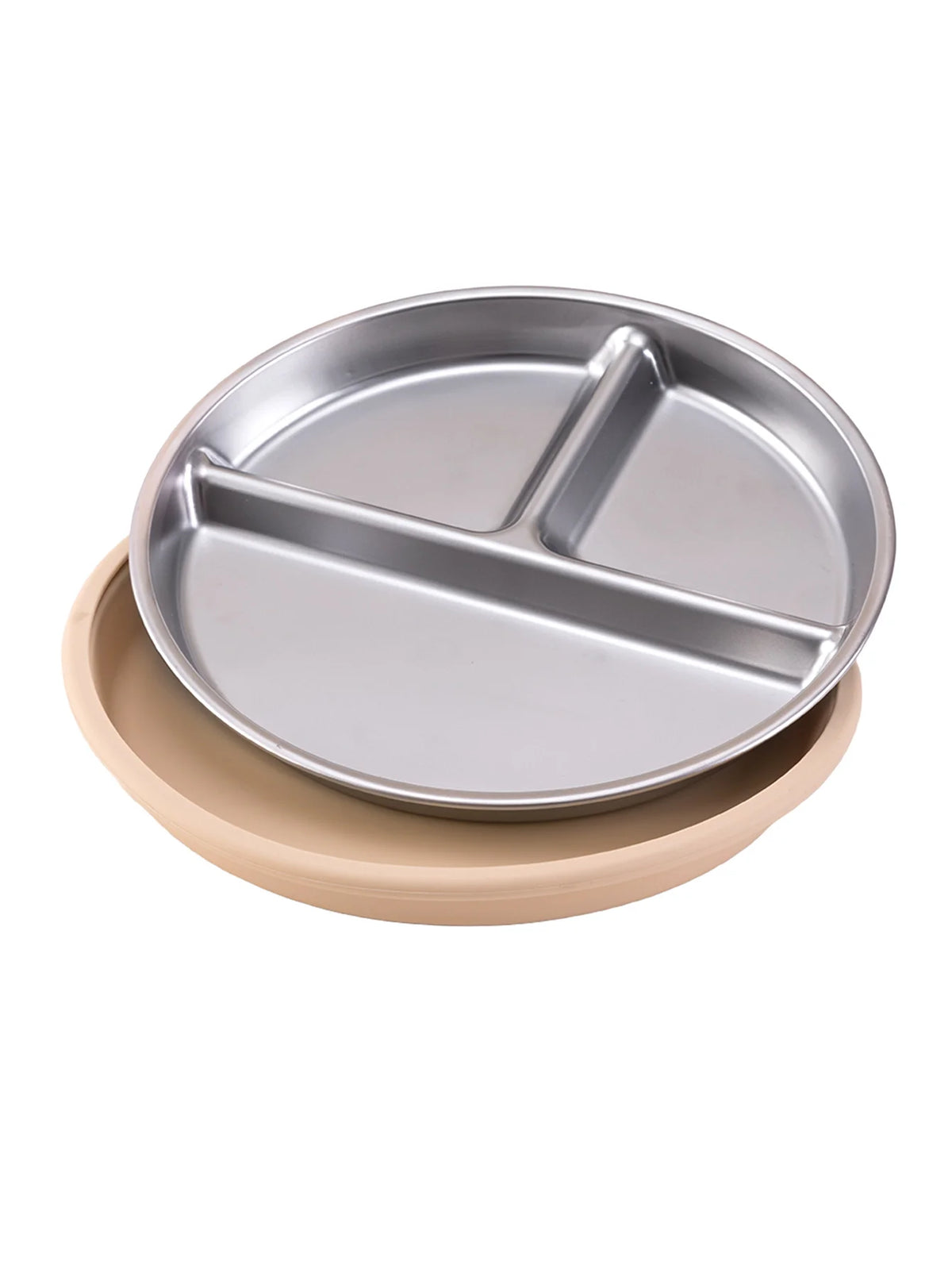 Stainless Steel Suction Plate — Detachable Baby Feeding Dish - photo 12