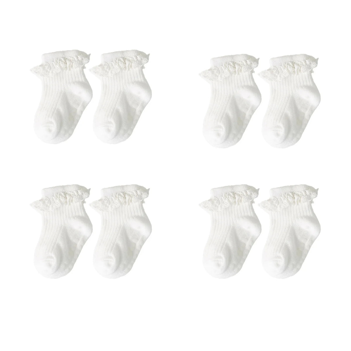 Cotton Lace Toddler Girl Socks - Kindle Kids ABC - view 9