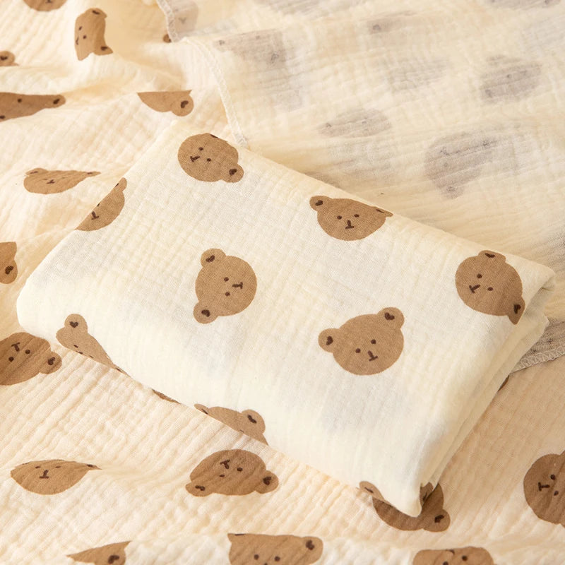 Printed Cotton Gauze Baby Blanket - Kindle Kids ABC - view 8