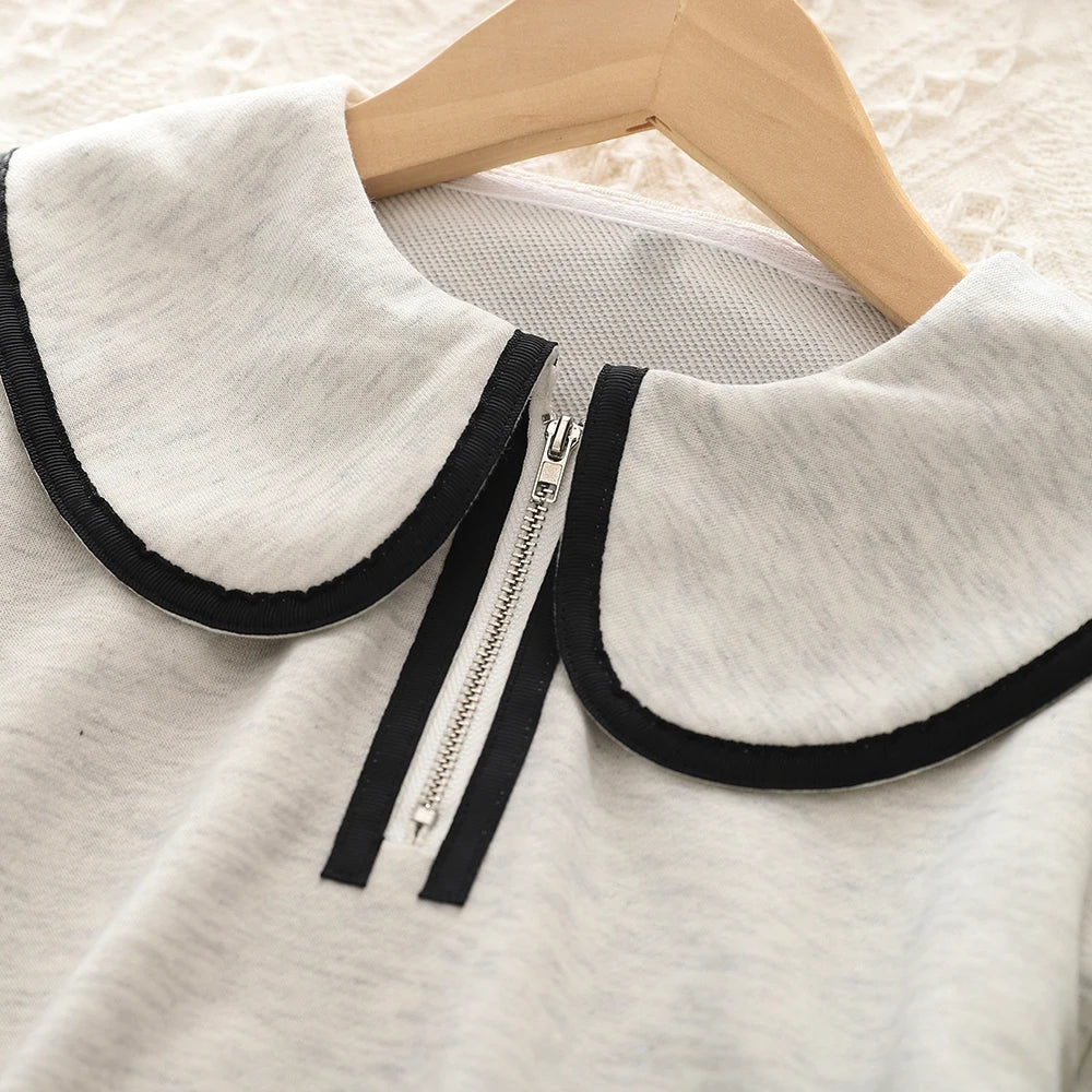 Girls Korean Hoodie and Pants Set 3-7Y - photo 3