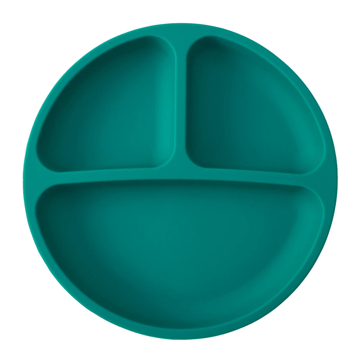 Silicone suction plate BPA-free divided baby dish