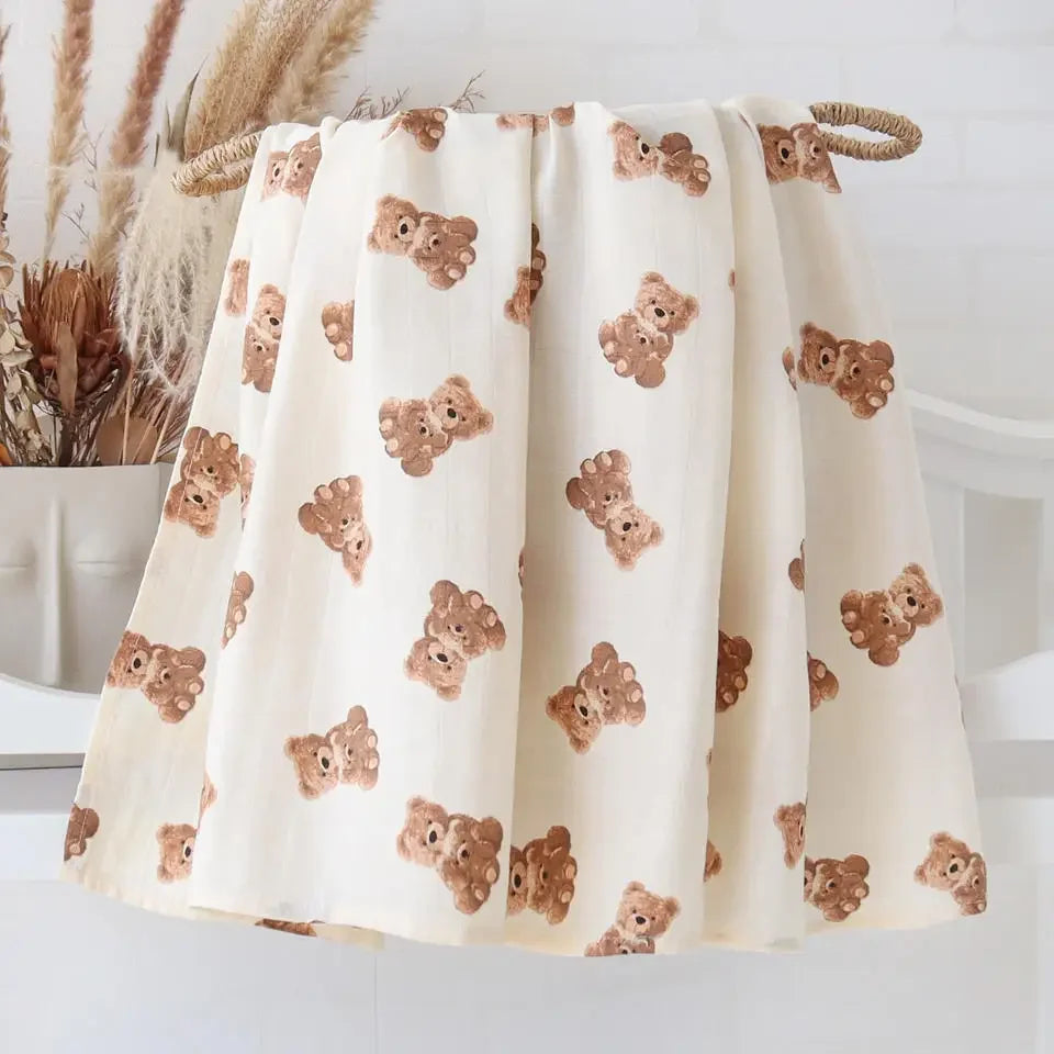 Bamboo Cotton Muslin Swaddle Blanket - Kindle Kids ABC - view 22
