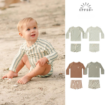 Boys UV Rash Guard 2-Piece Swim Set - photo 1