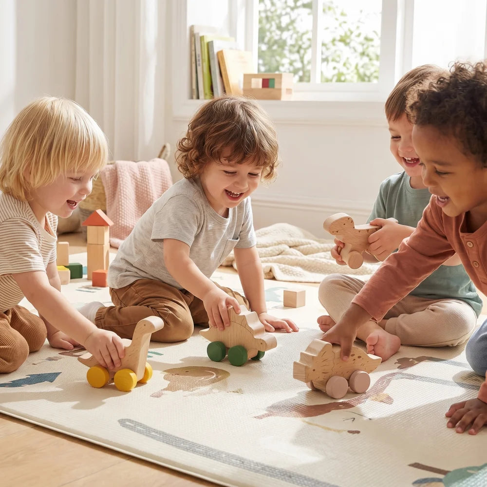 Wooden Beech Push Toy — Dinosaurs & Vehicles | 1-4Y - photo 3