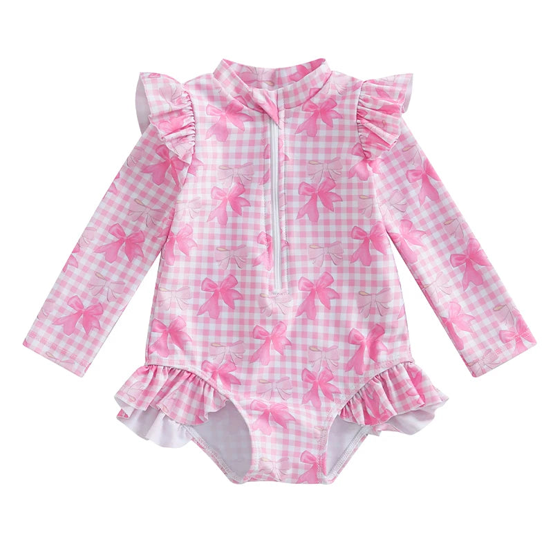 Floral Ruffle Baby Swimsuit - Kindle Kids ABC - view 16