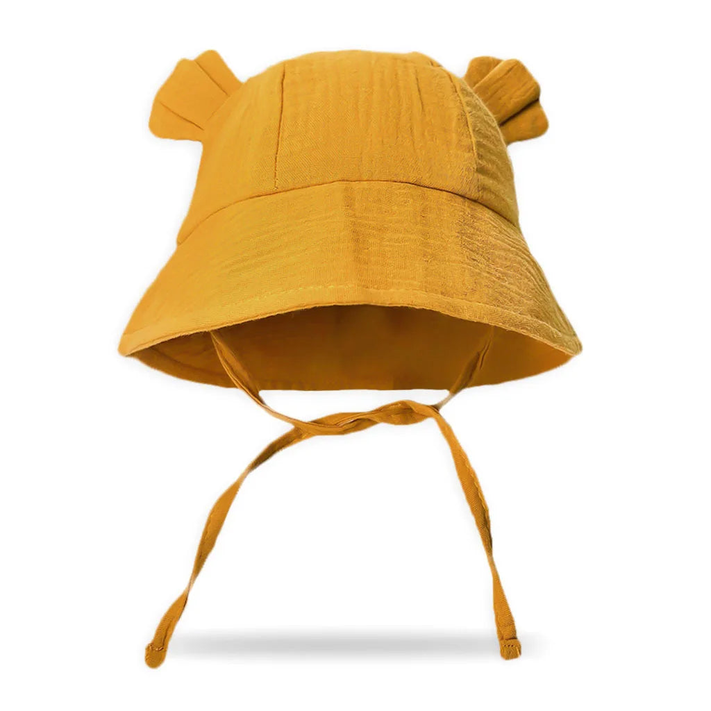 Baby Bucket Sun Hat - Rabbit-Ear Cotton Fisherman Hat - photo 14