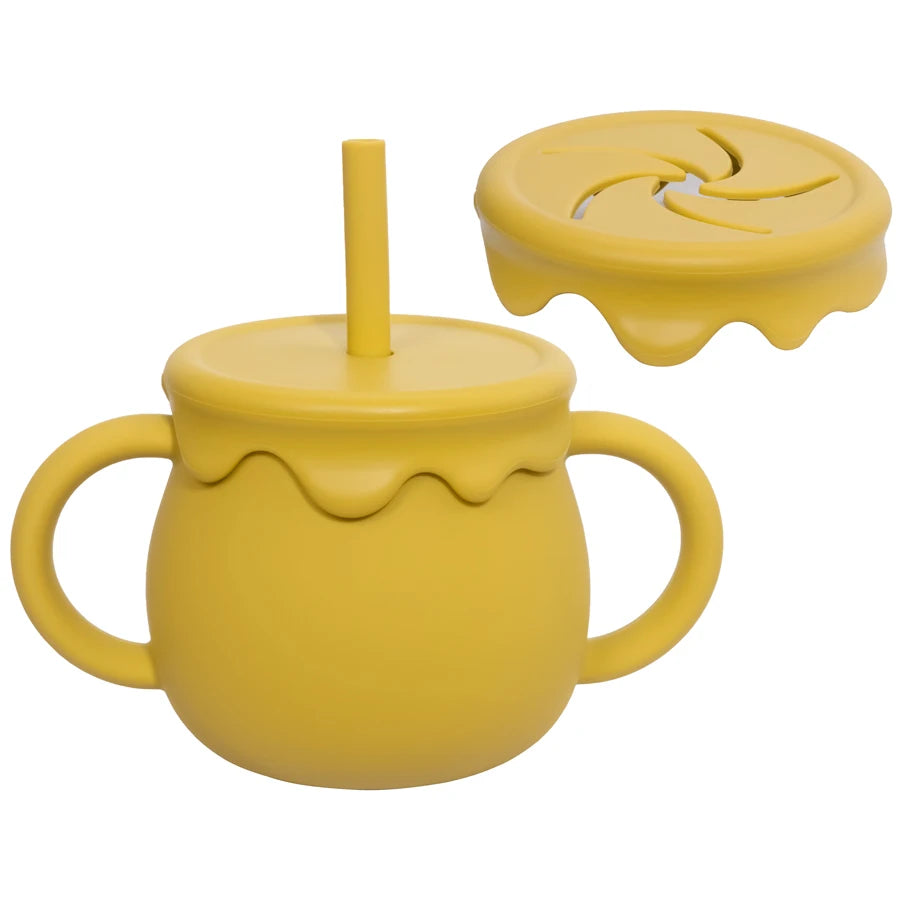 baby sippy and snack feeding cups set - photo 10
