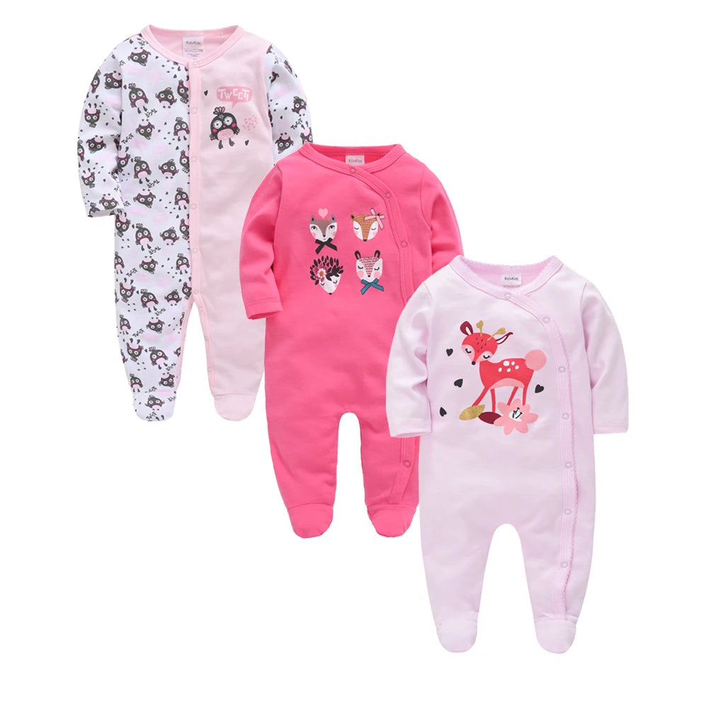 Cotton Baby Romper 3-Pack - Kindle Kids ABC - view 4