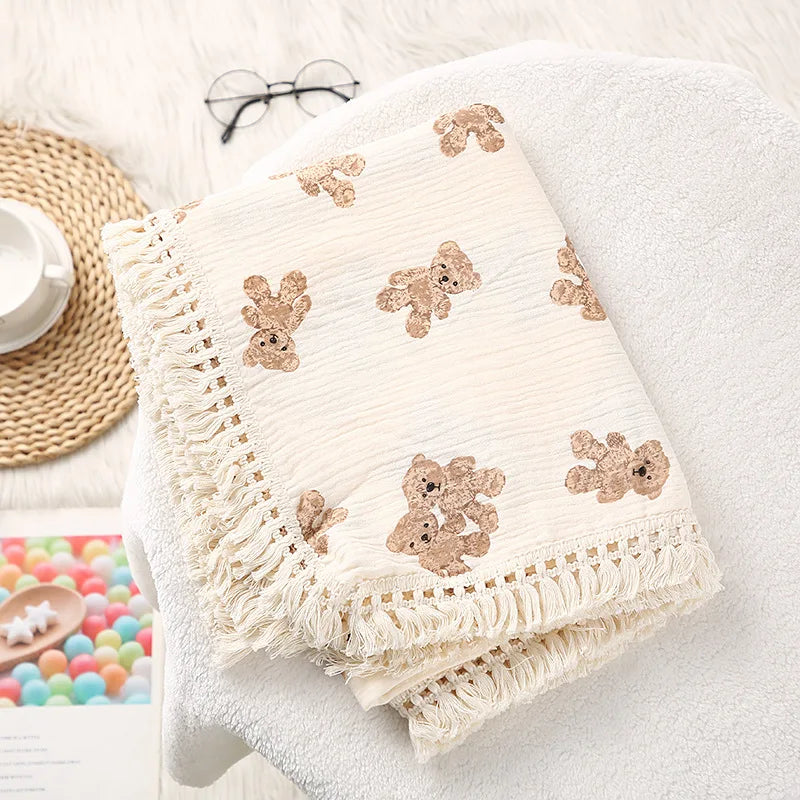 Cotton Muslin Baby Swaddle Blanket - Kindle Kids ABC - view 10