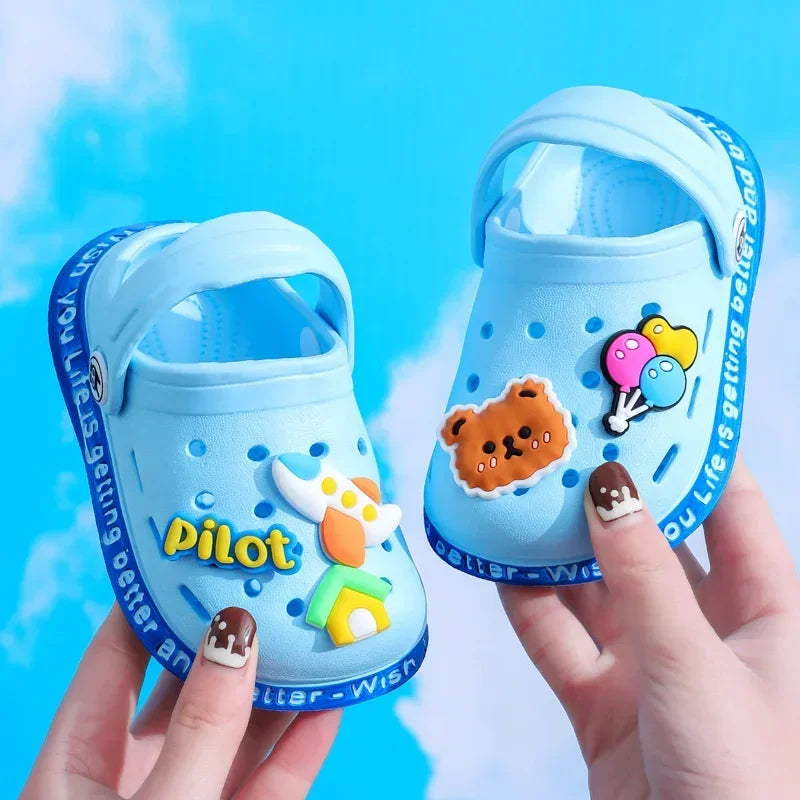 Kids Summer Beach Clogs - Soft Anti-Slip Cartoon Sandals - photo 9