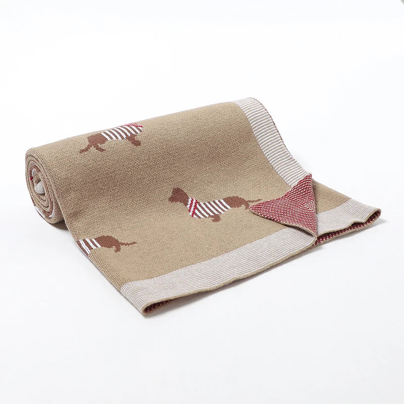Knitted Cotton Baby Blanket - Kindle Kids ABC - view 2