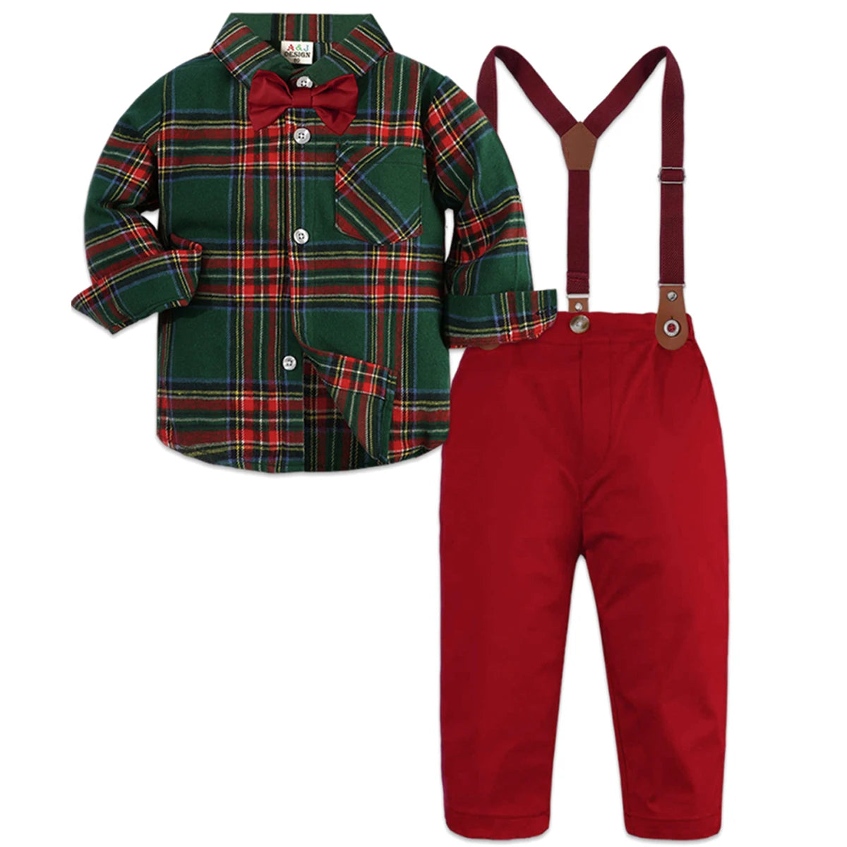 Baby Boys' Formal Suspender Outfit Set - Kindle Kids ABC - view 14