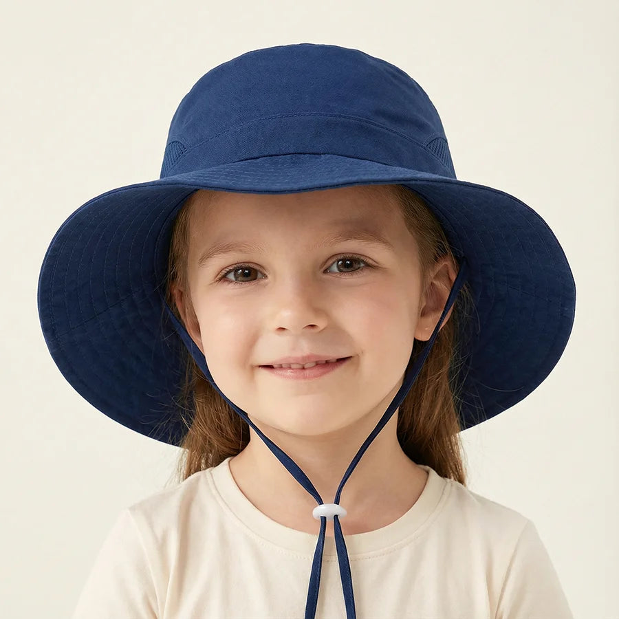 Kids Cotton Bucket Hat – UV Protection Sun Hat | Unisex | 1–10 Years - photo 8
