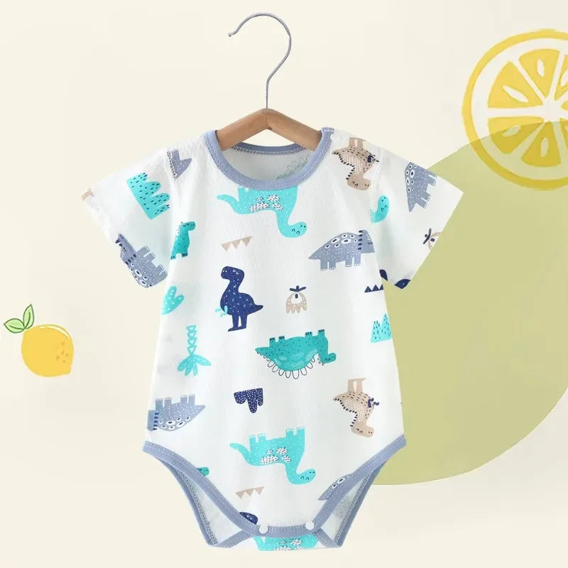 Baby Cotton Romper Bodysuit 0-12M Smooth Seamless Soft Newborn Jumpsuit - photo 7