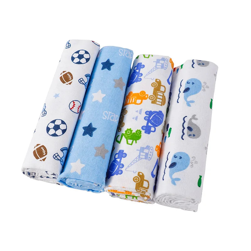 Cotton Muslin & Flannel Baby Swaddle - Kindle Kids ABC - view 14