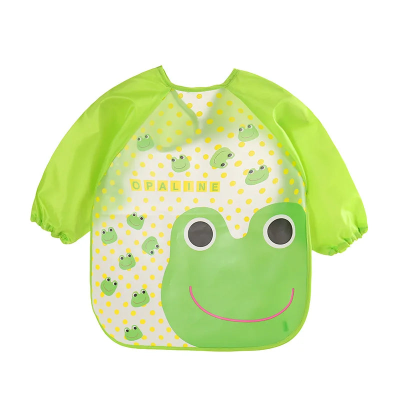 Long Sleeve Waterproof Baby Bib – EVA Feeding Smock | 0–3Y - photo 22