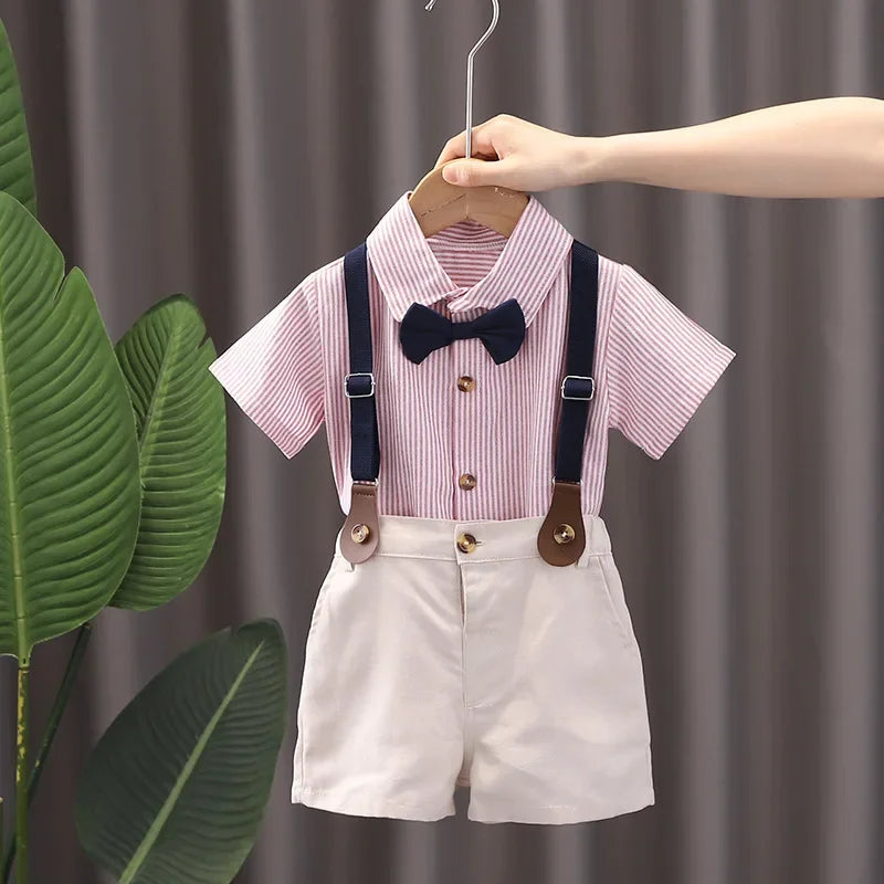 Boys' Cotton 2-Piece Summer Set: Shirt + Shorts - Kindle Kids ABC - view 6