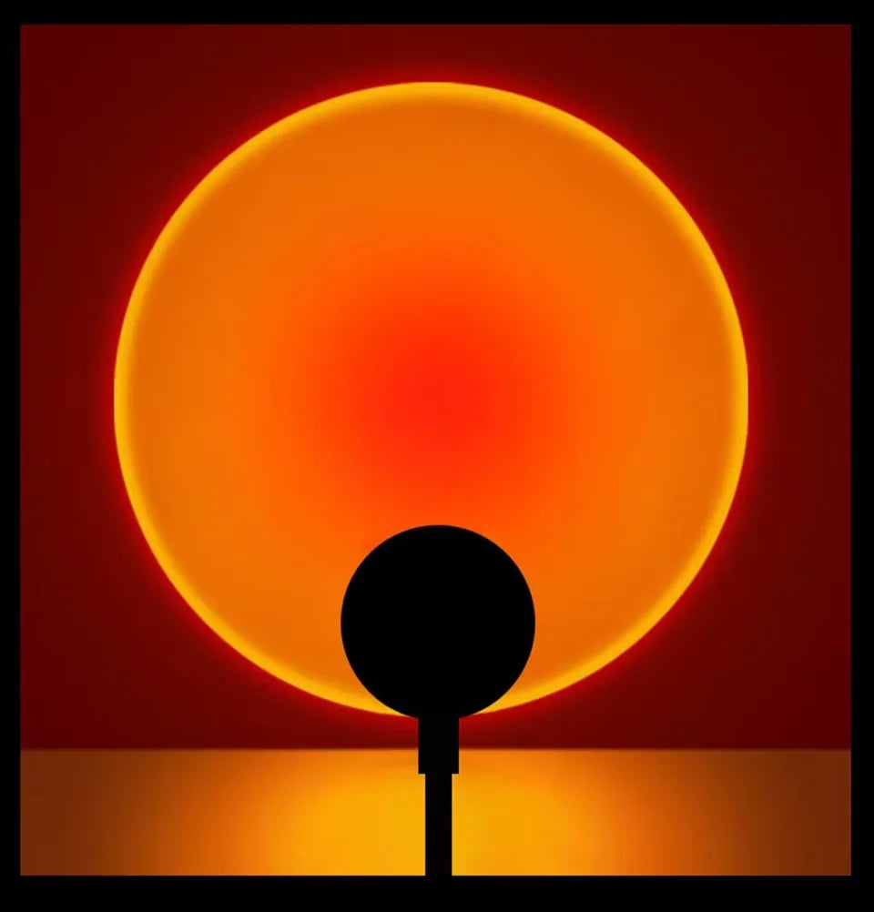 LED Sunset Lamp Projector — Mood Night Light for Kids' Room - photo 6