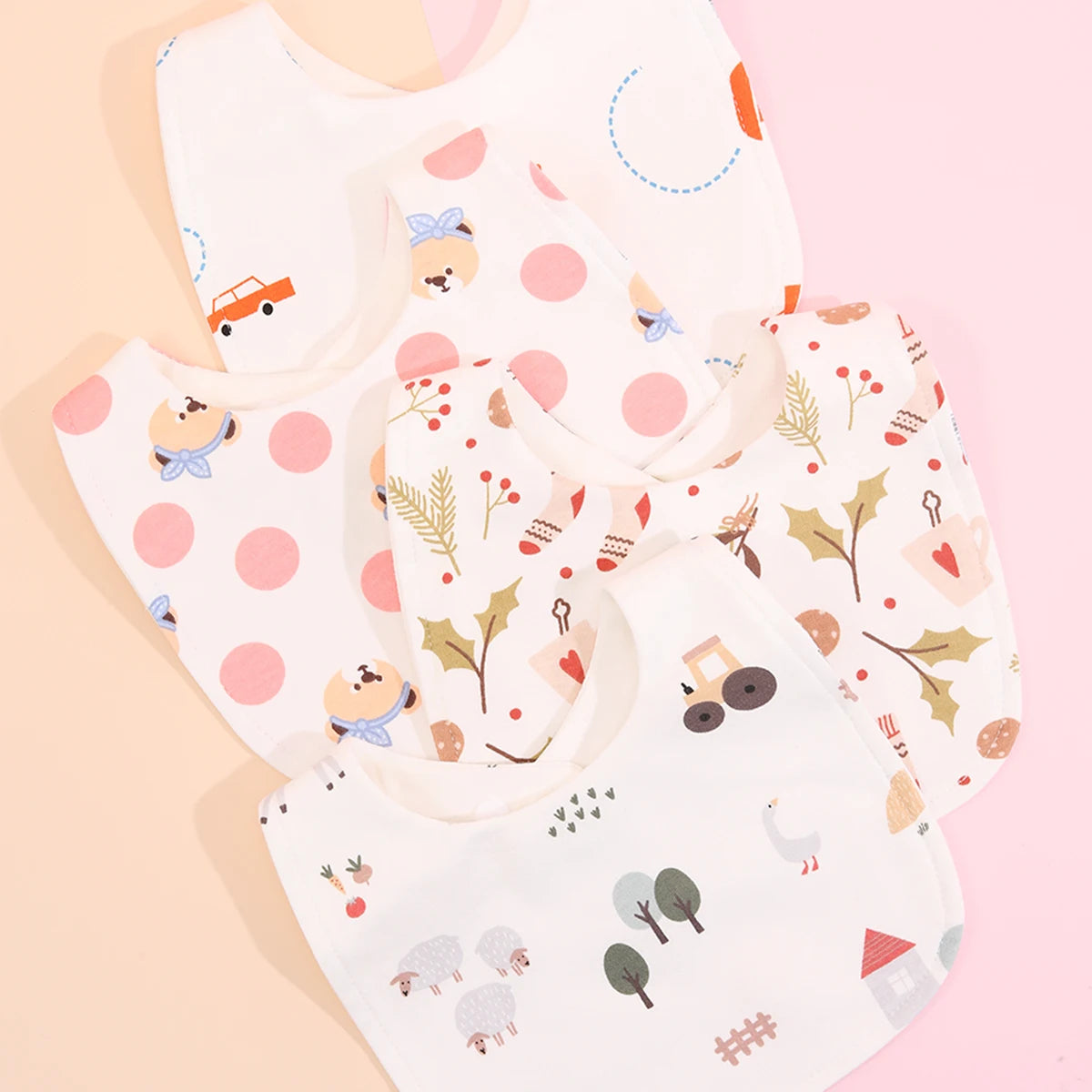 Cotton Adjustable Baby Bib - Kindle Kids ABC - view 13