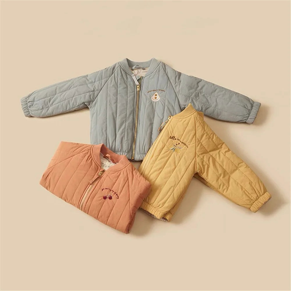 Kids Down-Cotton Padded Jacket — Warm Winter Coat | 6M–7Y