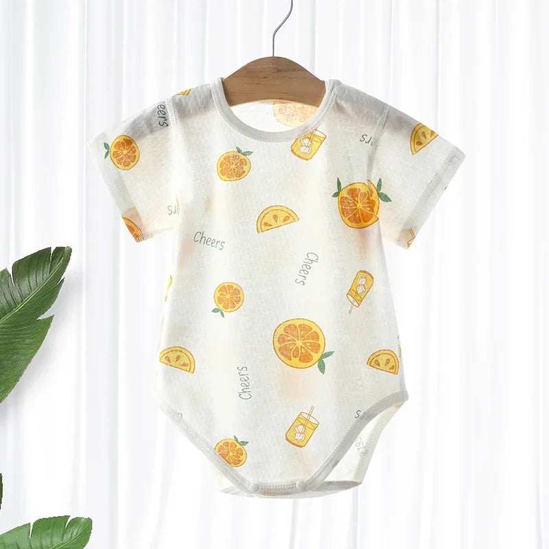 Baby Cotton Romper Bodysuit 0-12M Smooth Seamless Soft Newborn Jumpsuit - photo 8