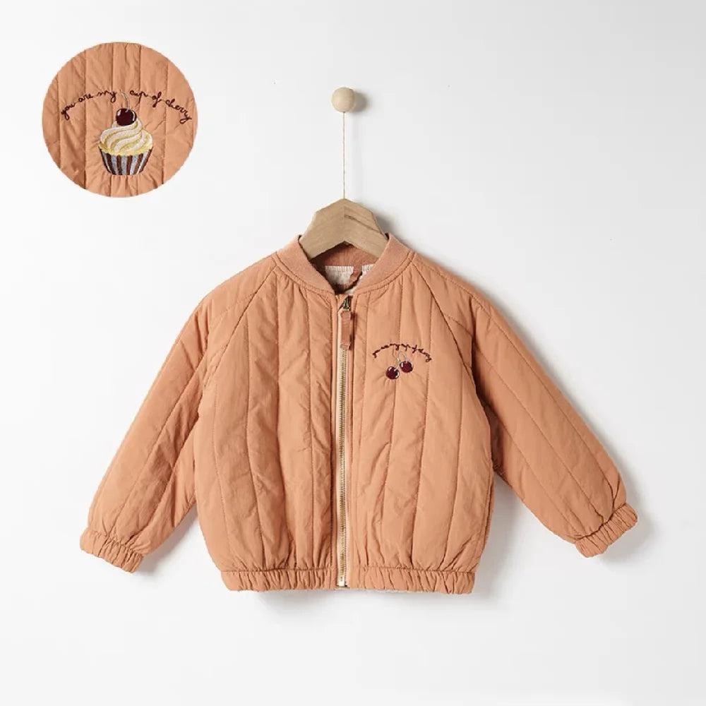 Kids Down-Cotton Padded Jacket — Warm Winter Coat | 6M–7Y
