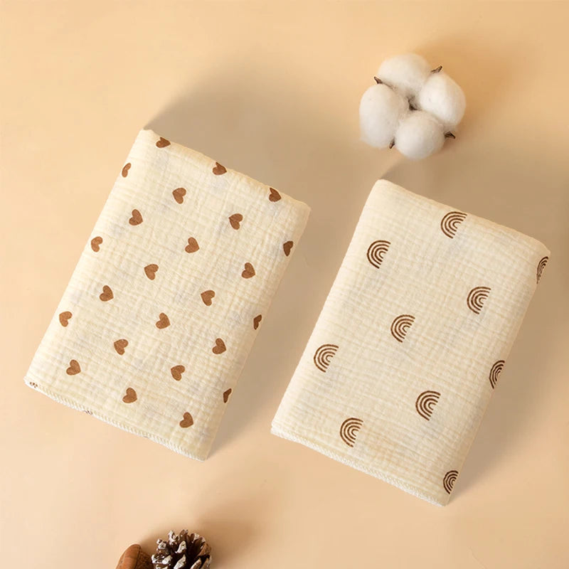 Printed Cotton Gauze Baby Blanket - Kindle Kids ABC - view 9