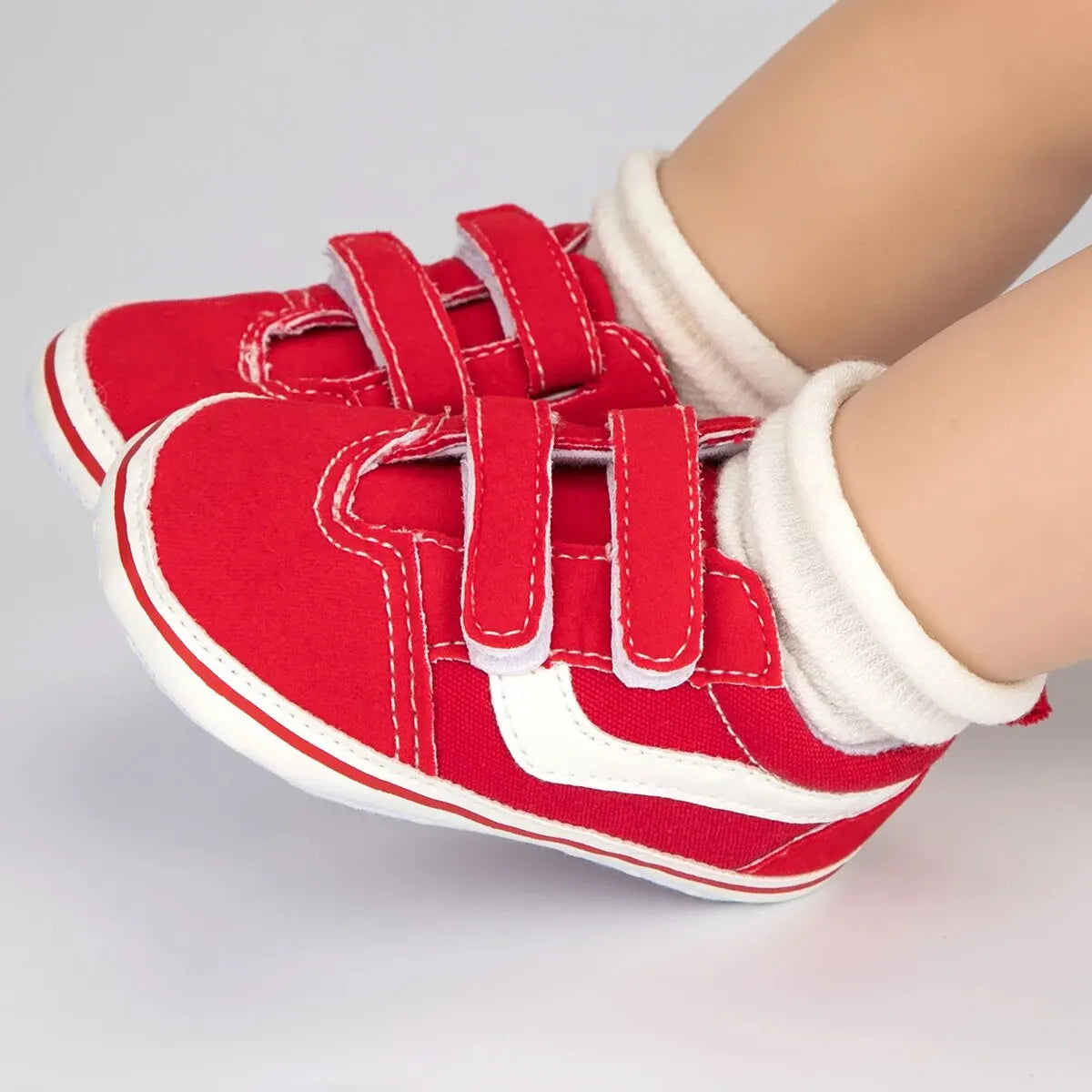 Baby Canvas Sneakers - Classic Stripes 0-12M - photo 6