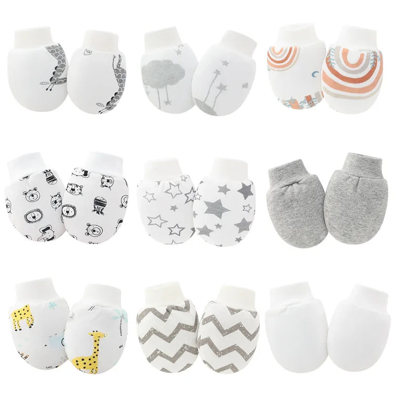Cotton Newborn Anti-Scratch Mittens - Kindle Kids ABC - view 2