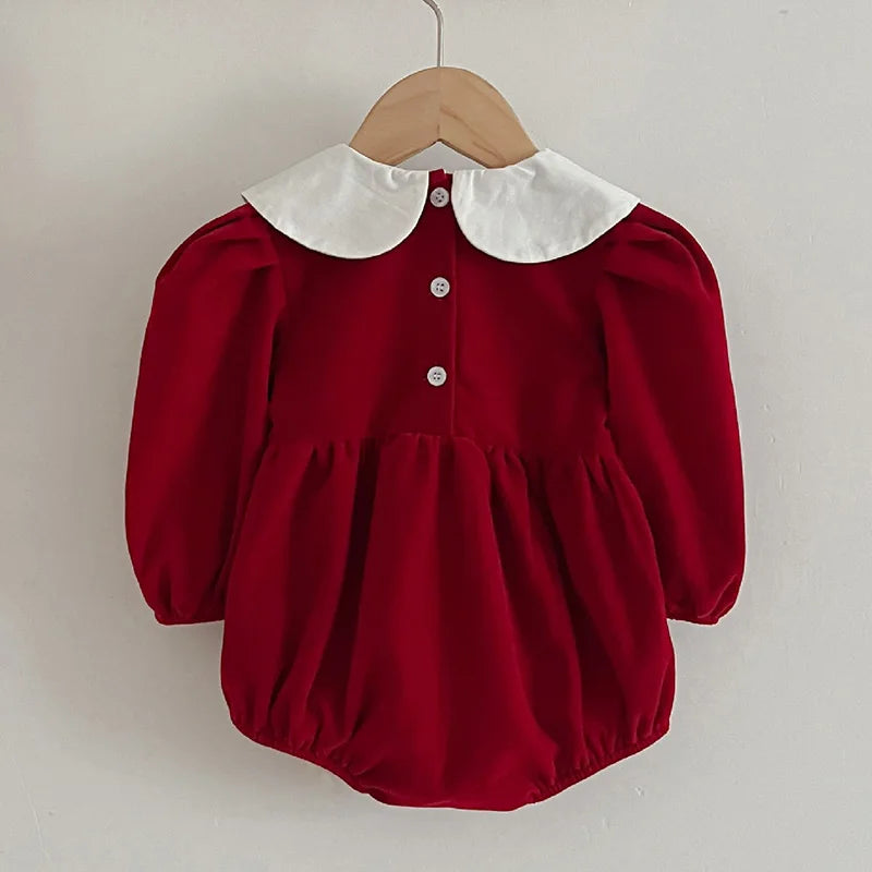Smocked Cotton Baby Romper - Kindle Kids ABC
