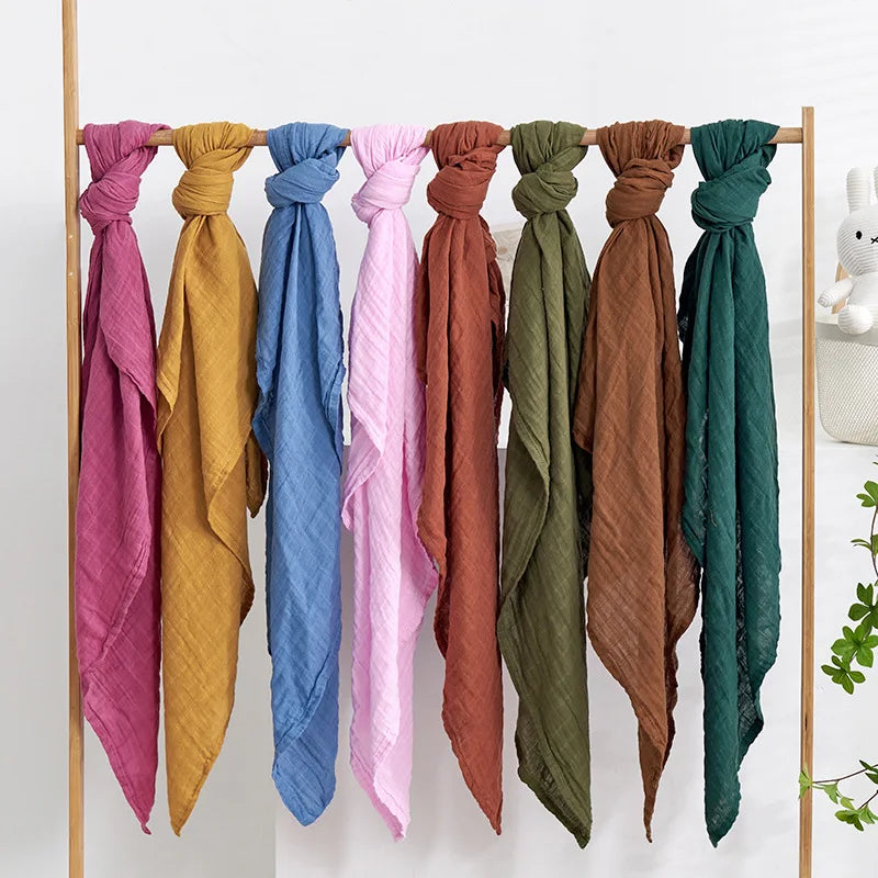 Cotton Muslin Baby Swaddle Blanket - Kindle Kids ABC