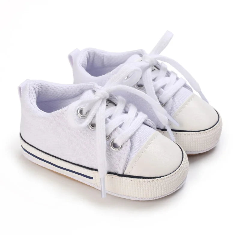Baby Canvas Sneakers - Non-Slip Soft Sole 0-18M - photo 8