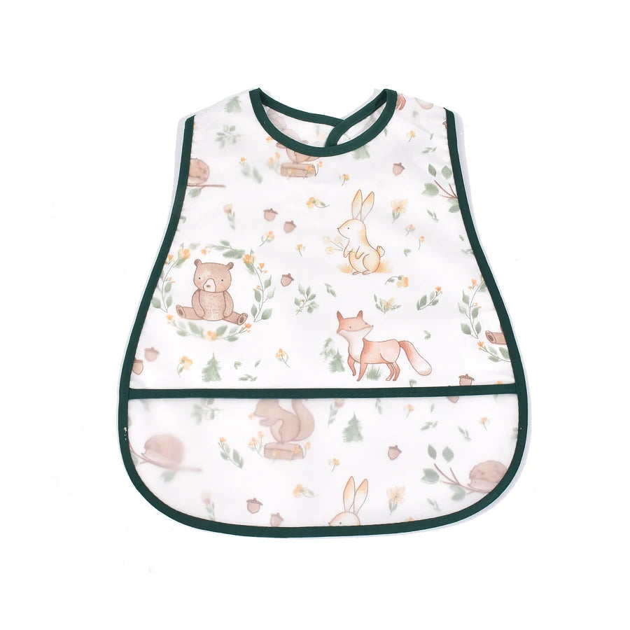 Waterproof Baby Feeding Bib EVA Pocket Bib Ages 6M-4Y - photo 16