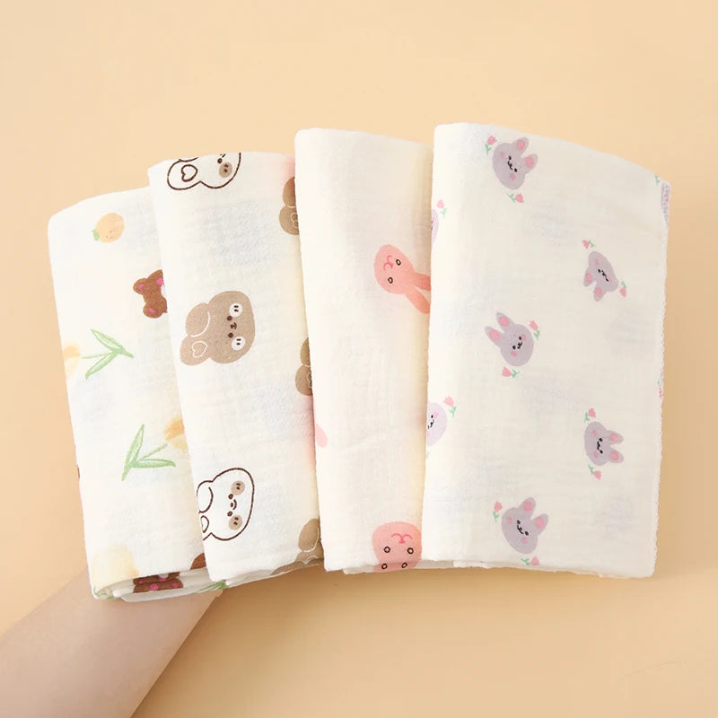 Double-Layer Cotton Muslin Baby Blanket - Kindle Kids ABC - view 3