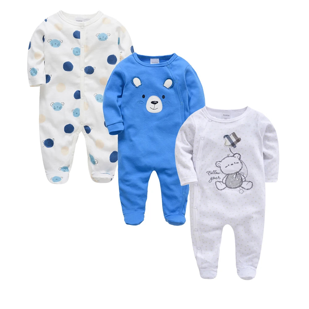 Cotton Baby Romper 3-Pack - Kindle Kids ABC - view 6