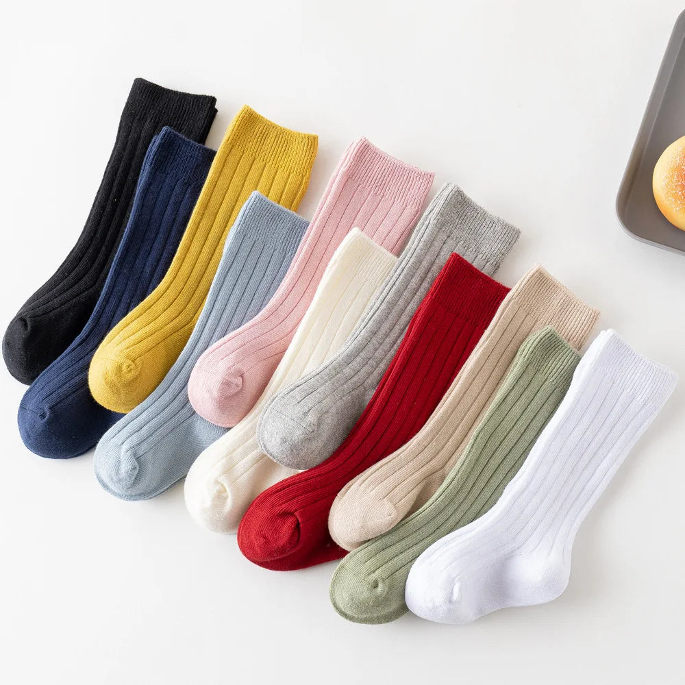 Cotton Baby Knee-High Socks - Kindle Kids ABC
