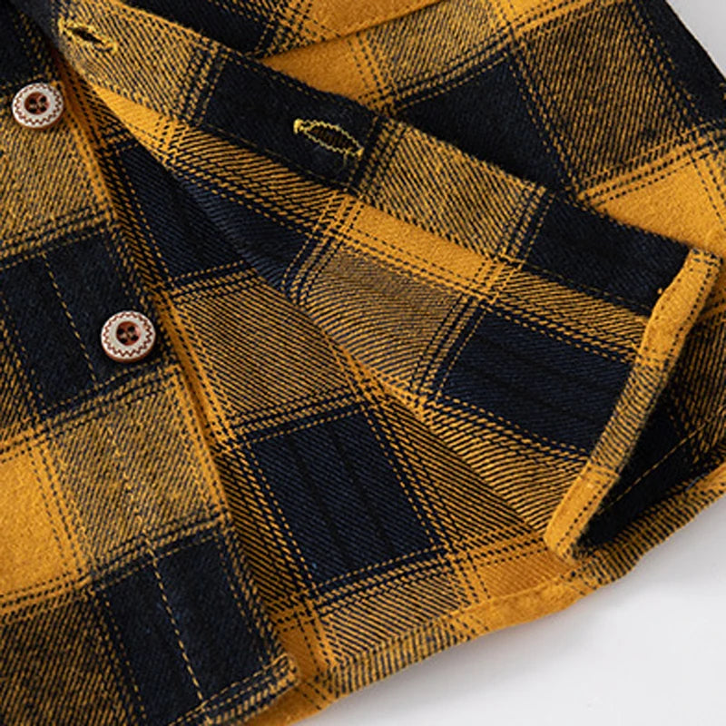Boys Plaid Cotton Shirt 2-7Y - photo 6