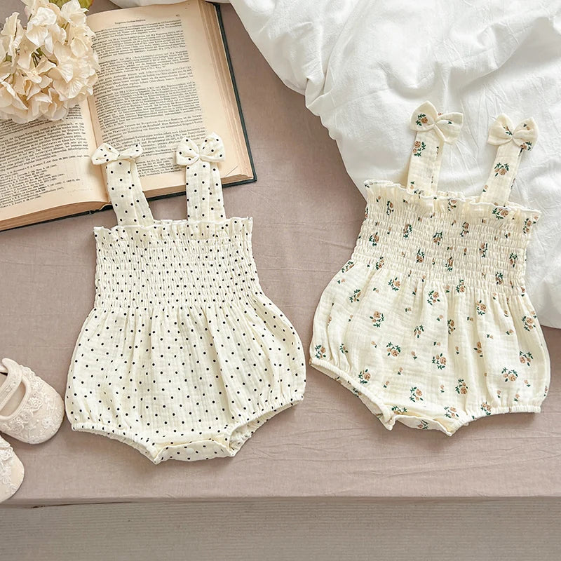 Floral Cotton Baby Romper - Kindle Kids ABC