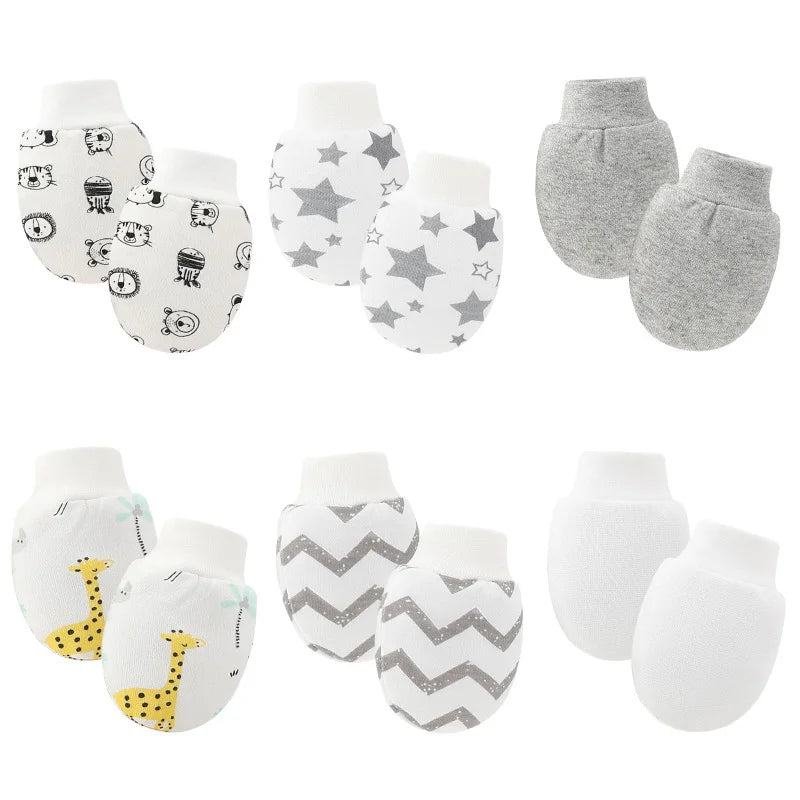 Cotton Newborn Anti-Scratch Mittens - Kindle Kids ABC - view 7