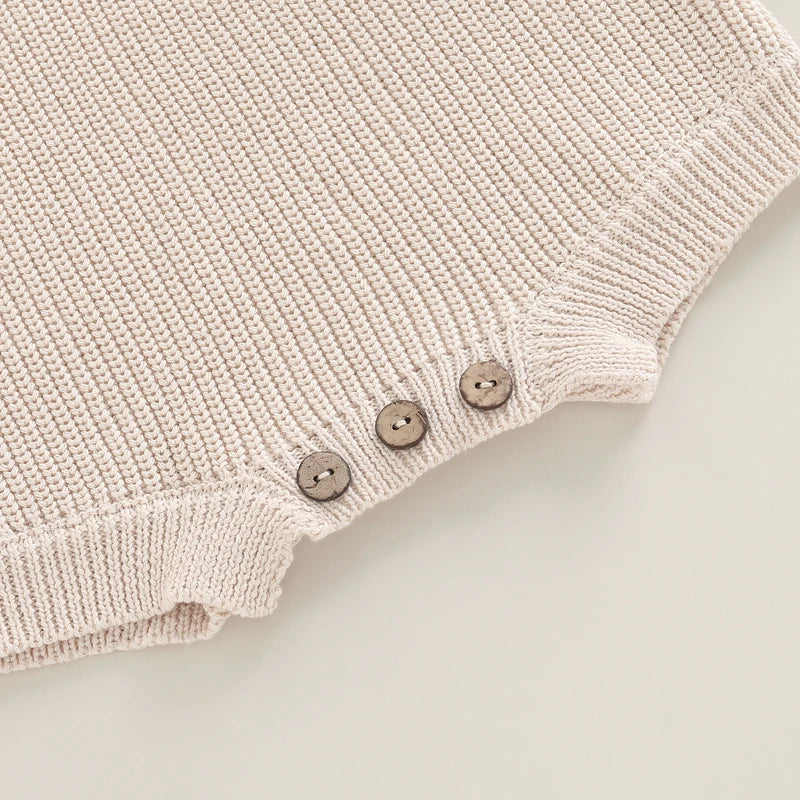 Knit Cotton Baby Romper - Kindle Kids ABC - view 5