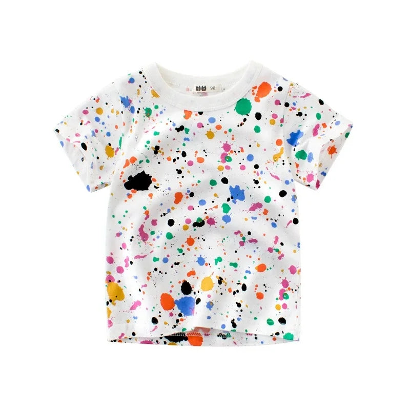 Kids' Korean-Style Striped T-Shirt – Short-Sleeve Cotton Tee | 2–9Y - photo 11
