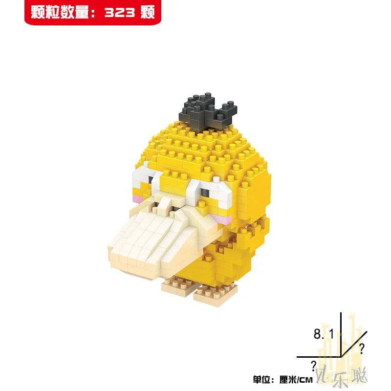 Collectible mini cartoon brick figures kids buildable characters set
