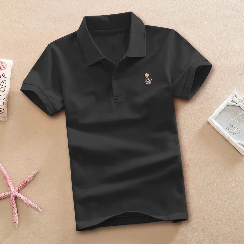 Boys Short Sleeve Polo T-Shirt 2-9Y - photo 13