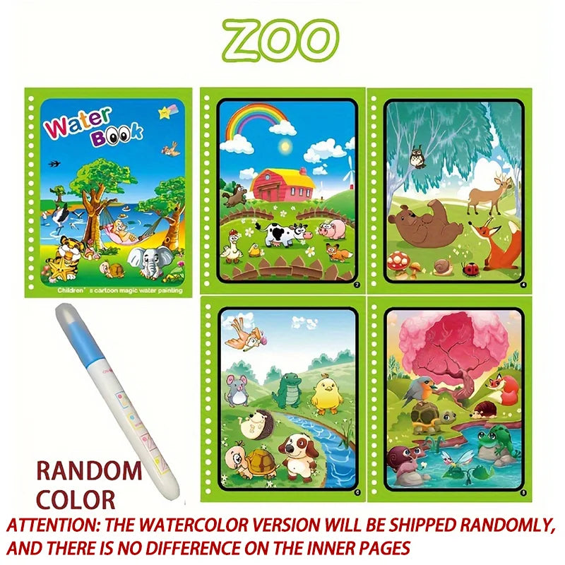 Magic Water Drawing Book - Reusable Mess-Free Colouring - photo 10