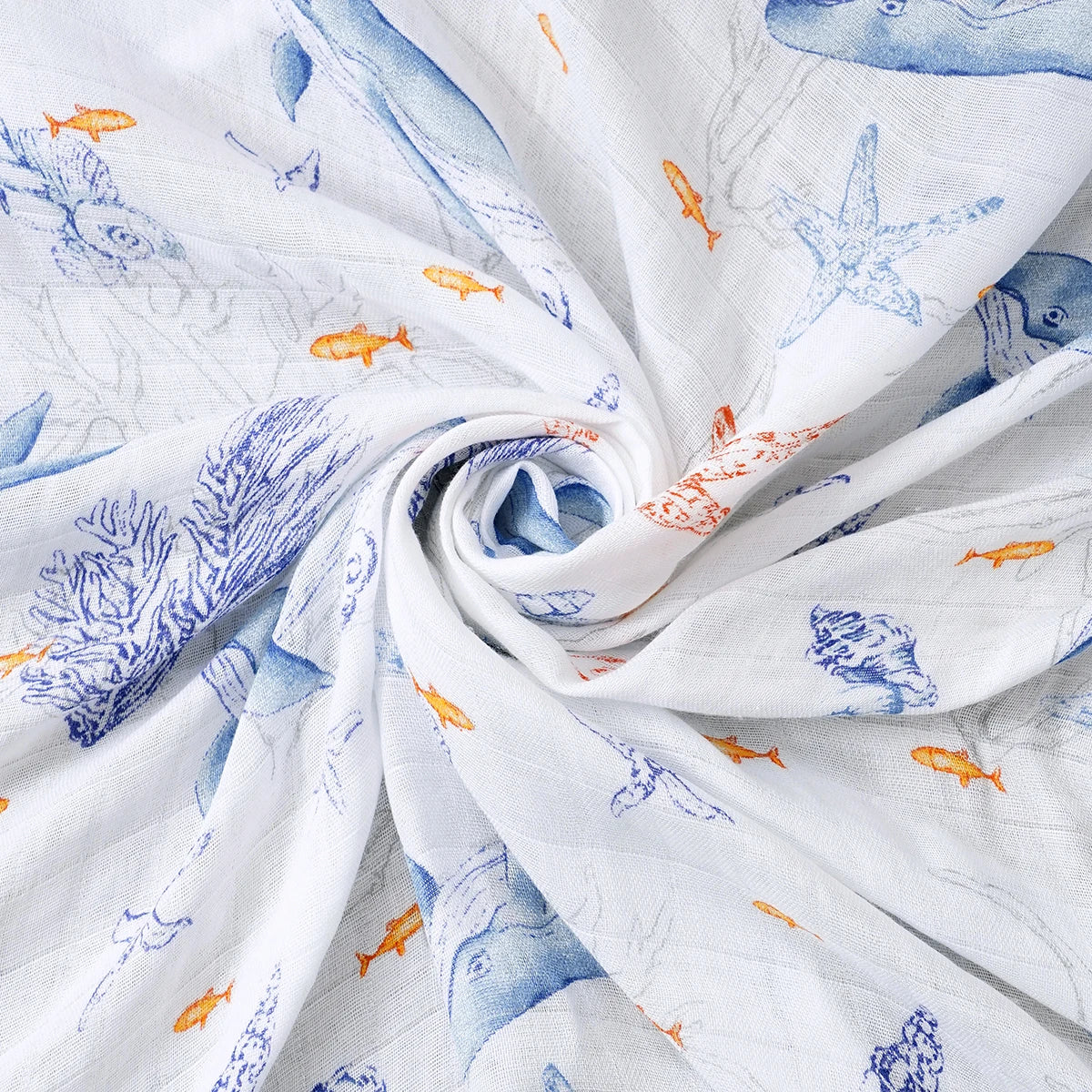 Bamboo Cotton Muslin Baby Swaddle Blanket - Kindle Kids ABC - view 4