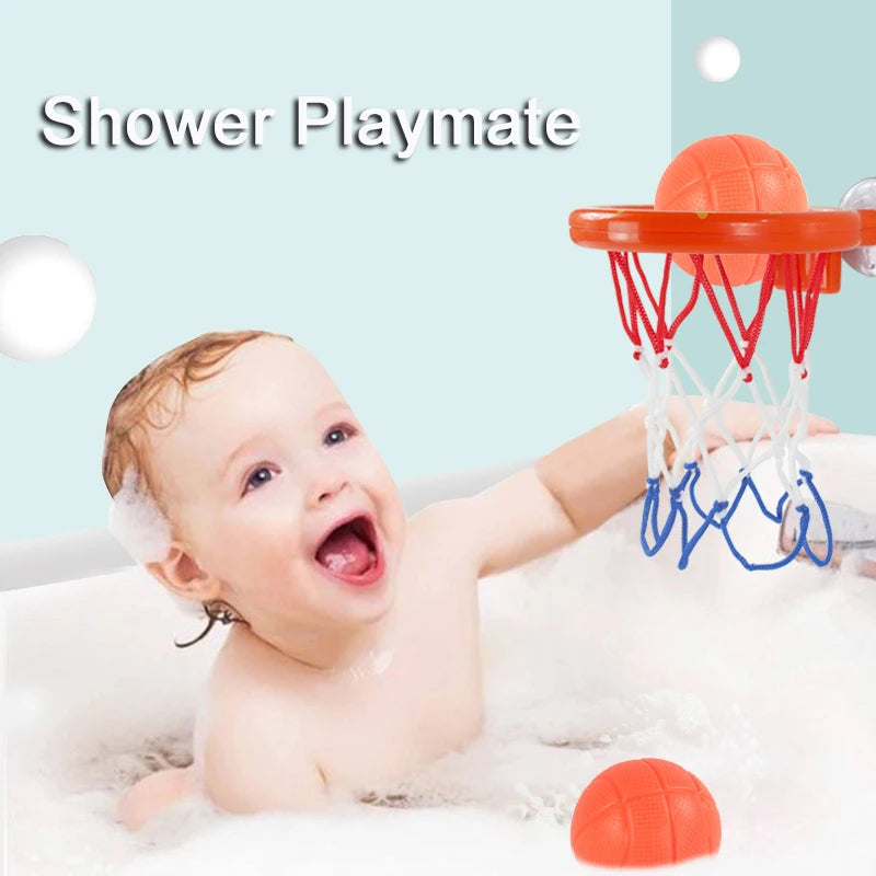 Baby Bath Basketball Hoop — Bathtub Shooting Game with 3 Balls | 1Y+ - photo 2