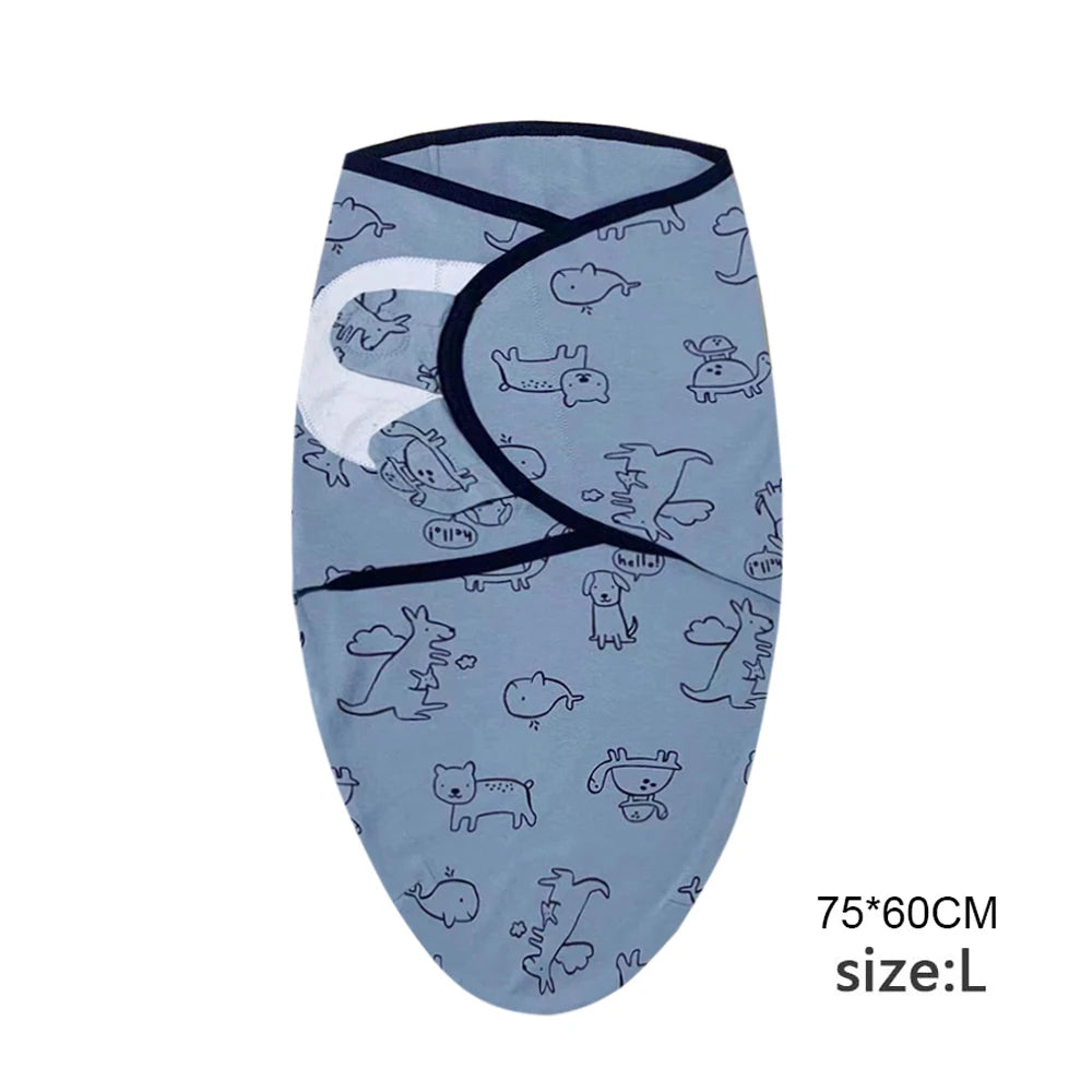 Cotton Baby Swaddle Wrap & Hat Set - Kindle Kids ABC - view 13