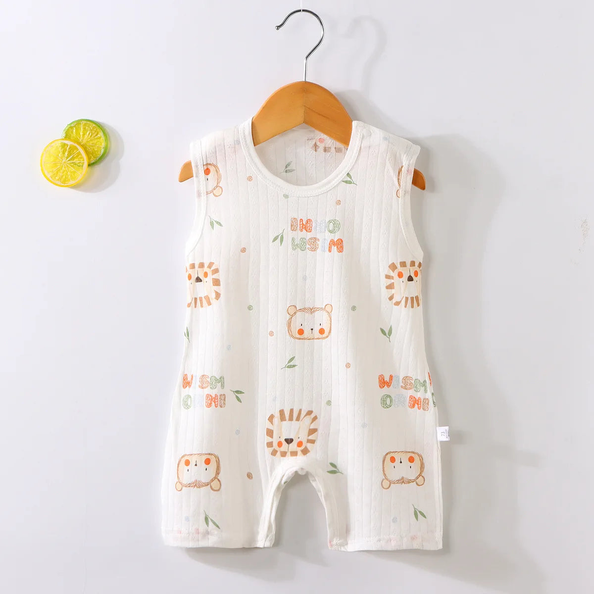 Baby Cotton Romper – Unisex Sleeveless Striped Bodysuit | 0–20 Months - photo 23